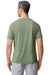 Gildan 42000 Mens Performance Jersey Moisture Wicking Short Sleeve Crewneck T-Shirt Sage Green Model Back