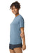 Gildan 42000 Mens Performance Jersey Moisture Wicking Short Sleeve Crewneck T-Shirt Stone Blue Model Side