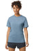 Gildan 42000 Mens Performance Jersey Moisture Wicking Short Sleeve Crewneck T-Shirt Stone Blue Model Front