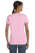 Gildan 5000L Womens Short Sleeve Crewneck T-Shirt Light Pink Model Back