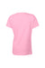 Gildan 5000L Womens Short Sleeve Crewneck T-Shirt Light Pink Flat Back