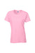 Gildan 5000L Womens Short Sleeve Crewneck T-Shirt Light Pink Flat Front