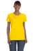 Gildan 5000L Womens Short Sleeve Crewneck T-Shirt Daisy Yellow Model Front