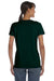 Gildan 5000L Womens Short Sleeve Crewneck T-Shirt Forest Green Model Back
