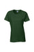 Gildan 5000L Womens Short Sleeve Crewneck T-Shirt Forest Green Flat Front