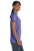 Gildan 5000L Womens Short Sleeve Crewneck T-Shirt Violet Purple Model Side