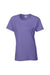 Gildan 5000L Womens Short Sleeve Crewneck T-Shirt Violet Purple Flat Front