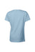 Gildan 5000L Womens Short Sleeve Crewneck T-Shirt Light Blue Flat Back