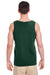Gildan G5200/5200 Mens Tank Top Forest Green Model Back
