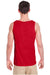 Gildan G5200/5200 Mens Tank Top Red Model Back
