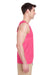 Gildan G5200/5200 Mens Tank Top Safety Pink Model Side