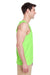 Gildan G5200/5200 Mens Tank Top Neon Green Model Side