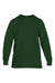 Gildan 5400B Youth Long Sleeve Crewneck T-Shirt Forest Green Flat Front