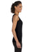 Gildan 64200L Womens Softstyle Tank Top Black Model Side