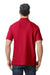 Gildan 64800 Mens Softstyle Pique Short Sleeve Polo Shirt Cherry Red Model Back