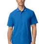 Gildan Mens Softstyle Pique Short Sleeve Polo Shirt - Royal Blue