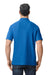 Gildan 64800 Mens Softstyle Pique Short Sleeve Polo Shirt Royal Blue Model Back