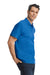 Gildan 64800 Mens Softstyle Pique Short Sleeve Polo Shirt Royal Blue Model Side