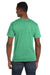 Gildan 64V00 Mens Softstyle Short Sleeve V-Neck T-Shirt Heather Irish Green Model Back