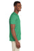 Gildan 64V00 Mens Softstyle Short Sleeve V-Neck T-Shirt Heather Irish Green Model Side