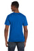 Gildan 64V00 Mens Softstyle Short Sleeve V-Neck T-Shirt Royal Blue Model Back