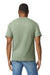 Gildan 65000 Mens Softstyle Short Sleeve Crewneck T-Shirt Sage Green Model Back