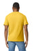Gildan 65000 Mens Softstyle Short Sleeve Crewneck T-Shirt Daisy Yellow Model Back