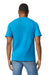 Gildan 65000 Mens Softstyle Short Sleeve Crewneck T-Shirt Sapphire Blue Model Back