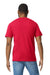 Gildan 65000 Mens Softstyle Short Sleeve Crewneck T-Shirt Red Model Back