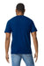 Gildan 65000 Mens Softstyle Short Sleeve Crewneck T-Shirt Navy Blue Model Back