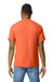 Gildan 65000 Mens Softstyle Short Sleeve Crewneck T-Shirt Orange Model Back