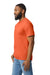 Gildan 65000 Mens Softstyle Short Sleeve Crewneck T-Shirt Orange Model Side