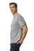 Gildan 65000 Mens Softstyle Short Sleeve Crewneck T-Shirt Sport Grey Model Side