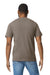 Gildan 65000 Mens Softstyle Short Sleeve Crewneck T-Shirt Savana Brown Model Back