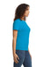 Gildan 65000L Womens Softstyle Short Sleeve Crewneck T-Shirt Sapphire Blue Model Side