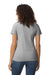 Gildan 65000L Womens Softstyle Short Sleeve Crewneck T-Shirt Sport Grey Model Back