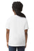 Gildan 67000B Youth Softstyle CVC Short Sleeve Crewneck T-Shirt White Model Back
