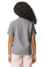 Gildan 67000B Youth Softstyle CVC Short Sleeve Crewneck T-Shirt Cement Grey Model Back