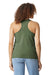 Gildan 64220LCVC Womens Softstyle CVC Racerback Tank Top Cactus Green Model Back
