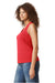 Gildan 64220LCVC Womens Softstyle CVC Racerback Tank Top Red Mist Model Side