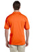Gildan 8800 Mens DryBlend Moisture Wicking Short Sleeve Polo Shirt Orange Model Back
