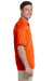 Gildan 8800 Mens DryBlend Moisture Wicking Short Sleeve Polo Shirt Orange Model Side