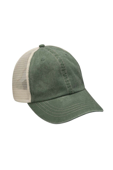 Adams GC102 Mens Game Changer Adjustable Hat Spruce Green Flat Front