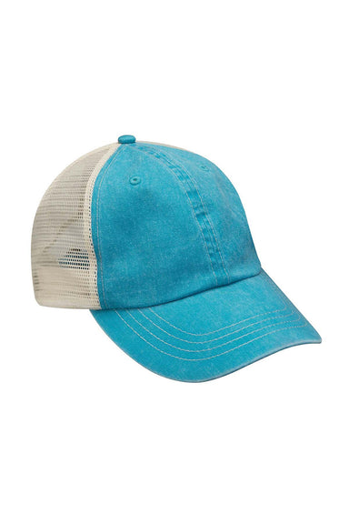Adams GC102 Mens Game Changer Adjustable Hat Caribbean Blue Flat Front
