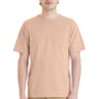 ComfortWash By Hanes Mens Botanical Dyed Short Sleeve Crewneck T-Shirt - Botanical Annatto - NEW