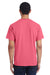 ComfortWash By Hanes GDH150 Mens Short Sleeve Crewneck T-Shirt w/ Pocket Crimson Fall Model Back