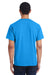 ComfortWash By Hanes GDH150 Mens Short Sleeve Crewneck T-Shirt w/ Pocket Summer Sky Blue Model Back