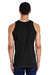 ComfortWash By Hanes GDH300 Mens Tank Top Black Model Back