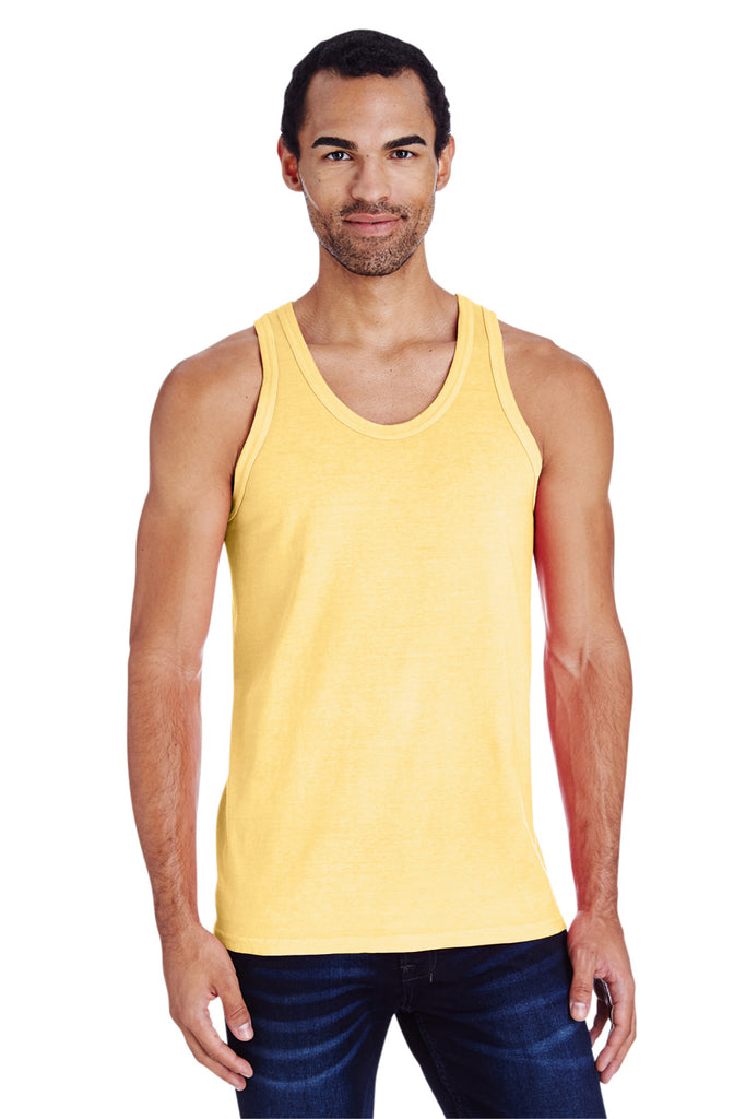 ComfortWash By Hanes GDH300 Mens Summer Squash Yellow Tank Top