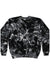 Colortone 8100 Mens Fleece Crewneck Sweatshirt Black Flat Front